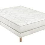 Pack M: matelas mousse+sommier tapissier + pieds